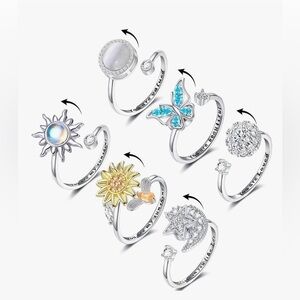 Adjustable Fidget and Anxiety Ring - Choose One